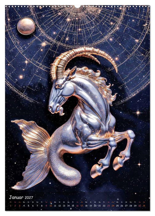Zodiac Cosmos (CALVENDO Wandkalender 2027)
