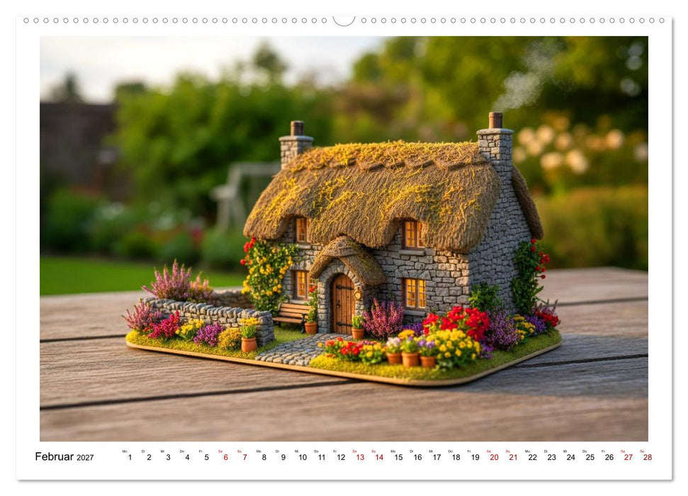 Häuschen zum Verlieben (CALVENDO Premium Wandkalender 2027)