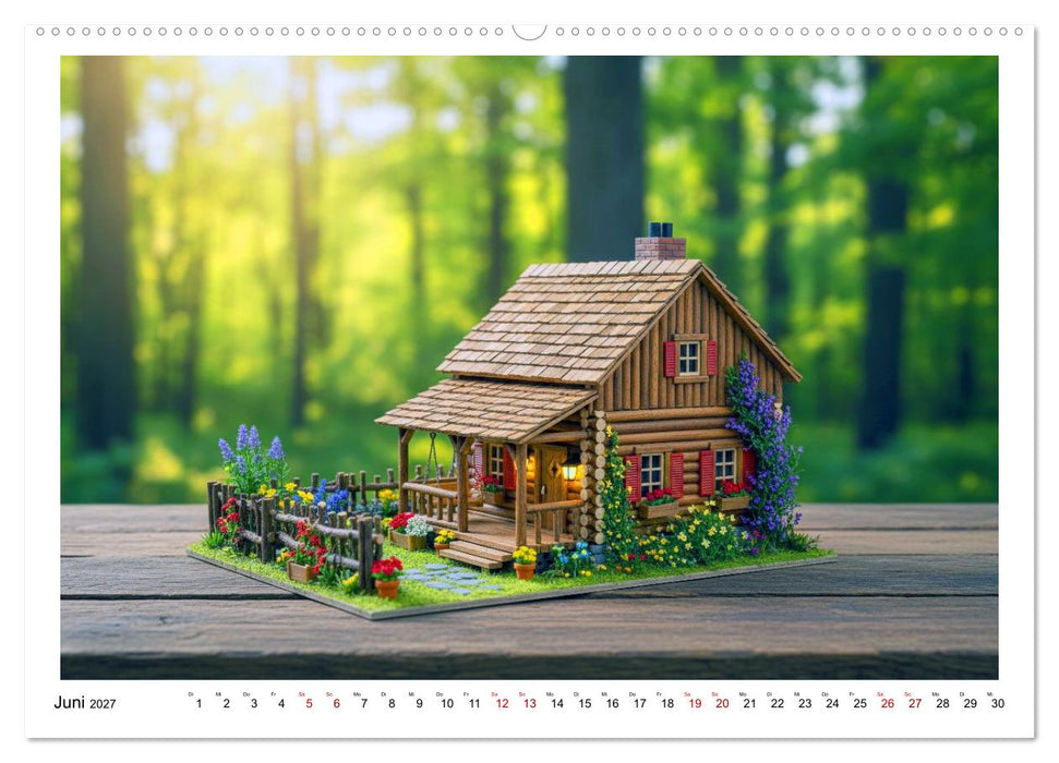 Häuschen zum Verlieben (CALVENDO Premium Wandkalender 2027)