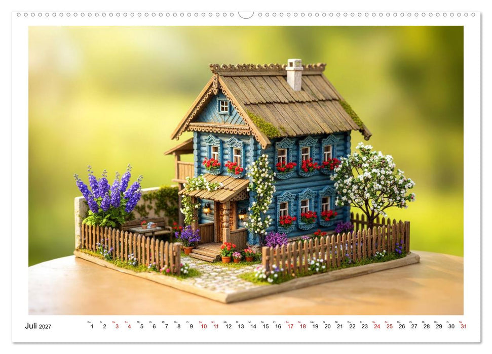Häuschen zum Verlieben (CALVENDO Premium Wandkalender 2027)