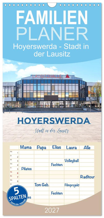 Hoyerswerda - Stadt in der Lausitz (CALVENDO Familienplaner 2027)