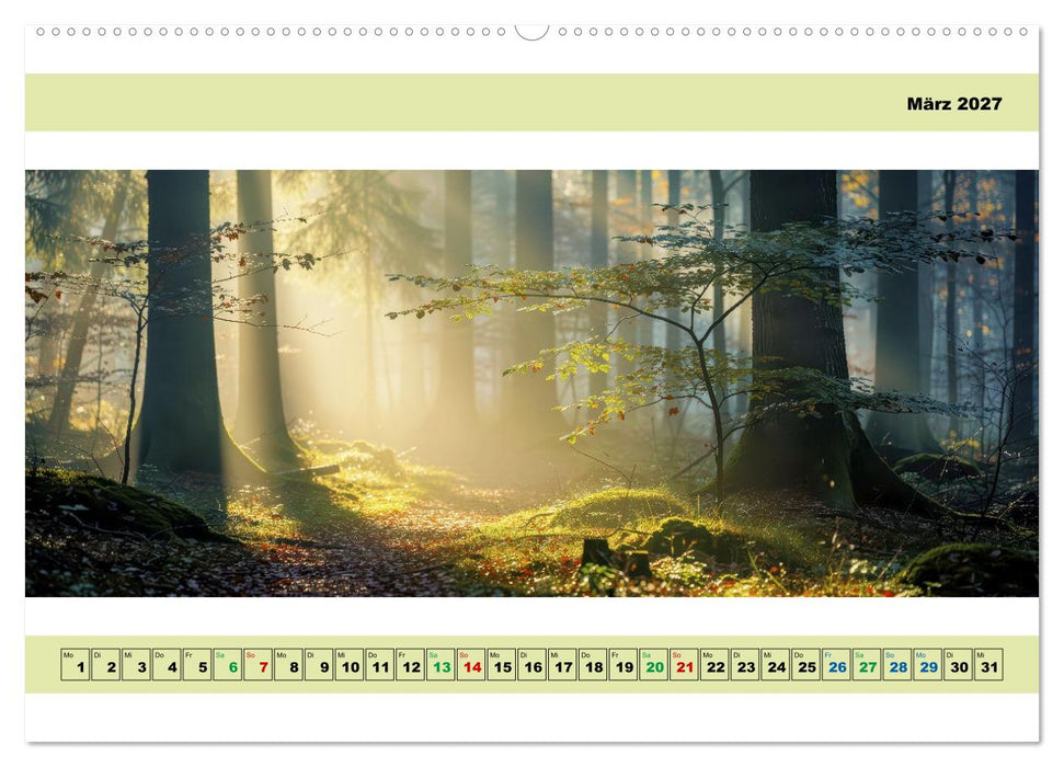 Ruhepol-Wald (CALVENDO Wandkalender 2027)