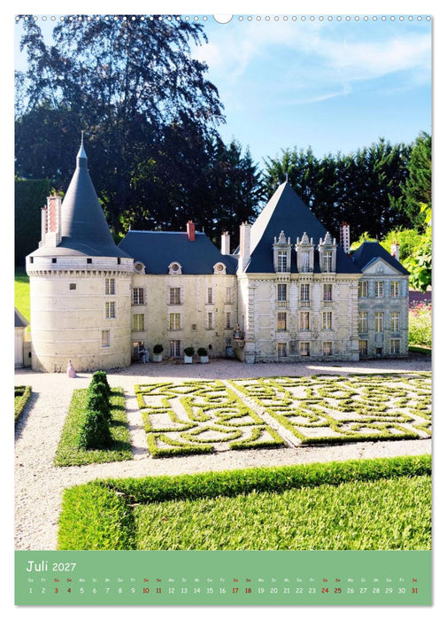 Miniatur-Schlösser im Tal der Loire (CALVENDO Premium Wandkalender 2027)