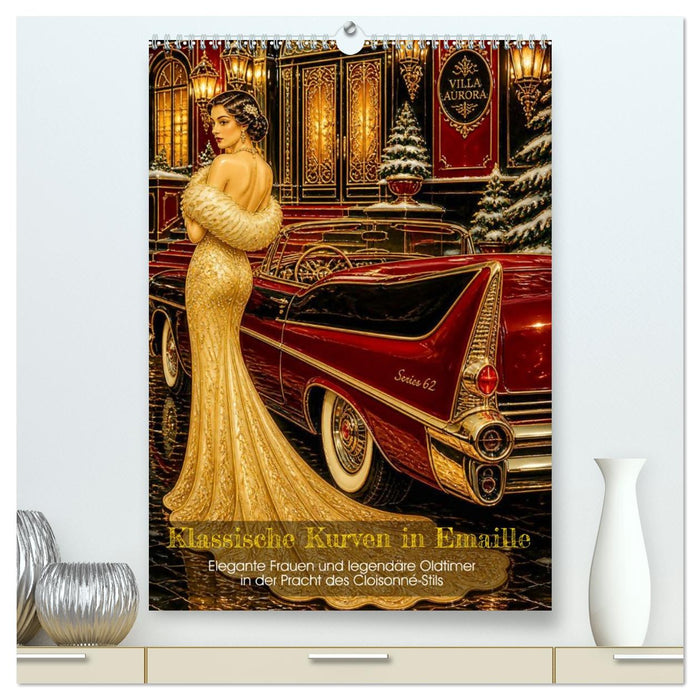 Klassische Kurven in Emaille (CALVENDO Premium Wandkalender 2027)