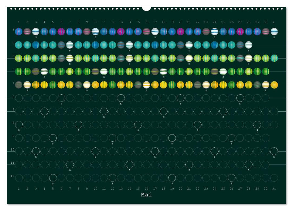 Perlenkalender (CALVENDO Premium Wandkalender 2027)