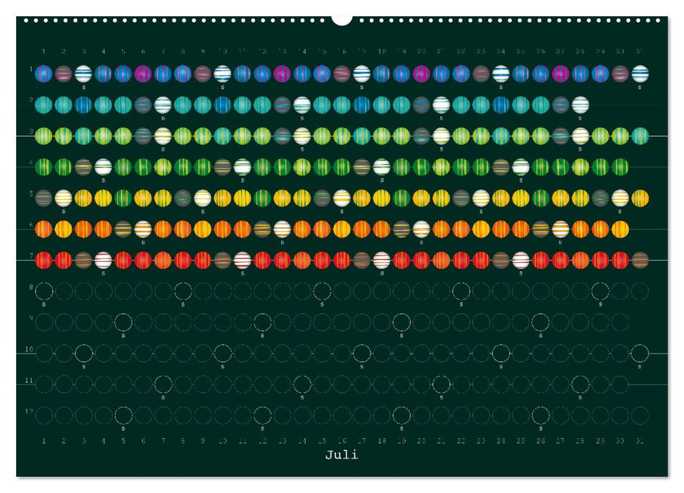 Perlenkalender (CALVENDO Premium Wandkalender 2027)
