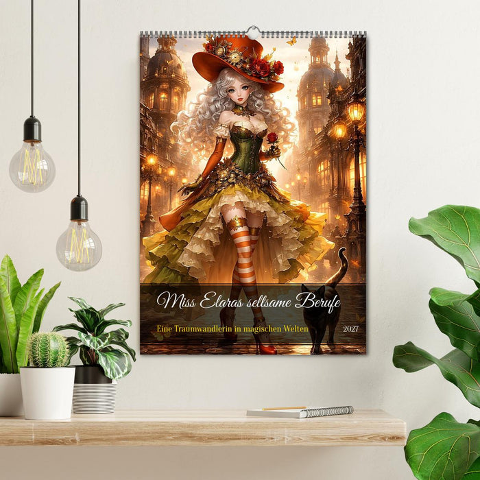 Miss Elaras seltsame Berufe (CALVENDO Wandkalender 2027)