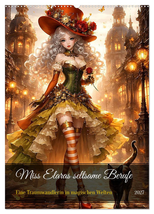 Miss Elaras seltsame Berufe (CALVENDO Wandkalender 2027)