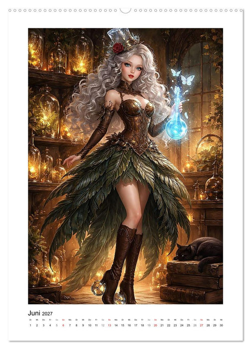 Miss Elaras seltsame Berufe (CALVENDO Wandkalender 2027)