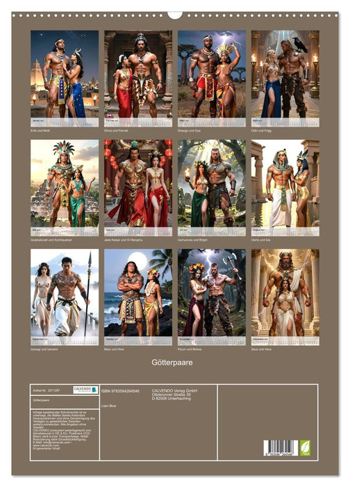 Götterpaare (CALVENDO Wandkalender 2027)