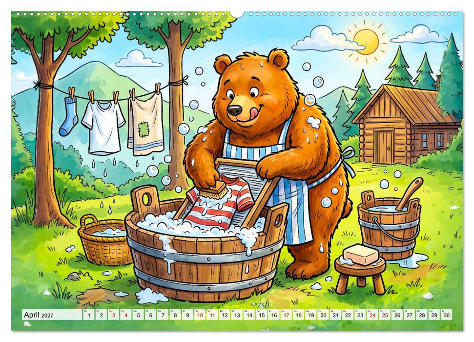 Tierische Bilderrätsel - Mitmach-Kalender für kleine Kombinierer (CALVENDO Wandkalender 2027)