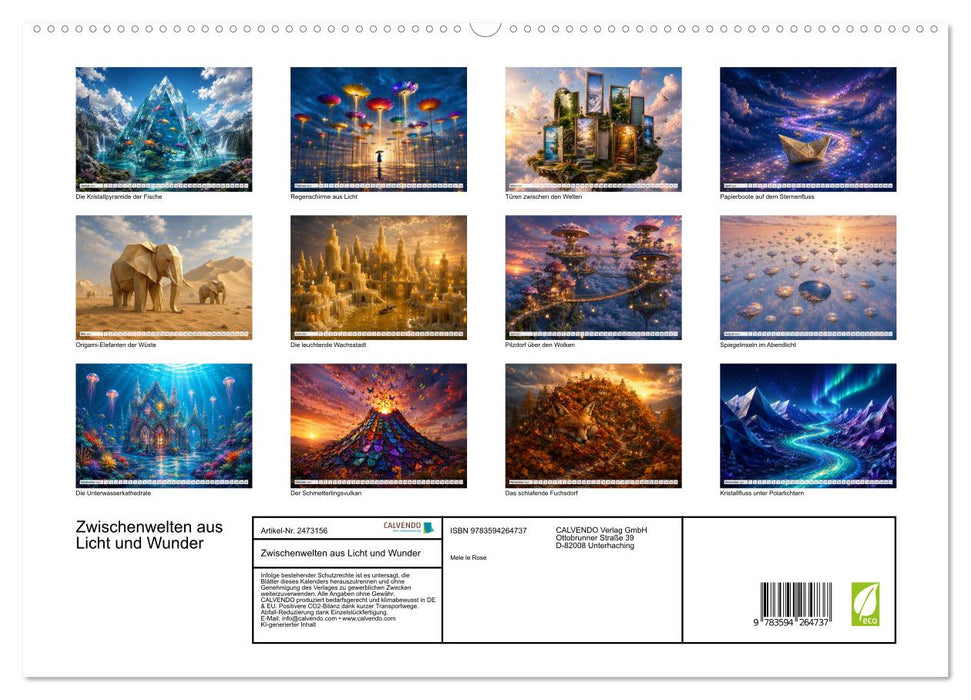Zwischenwelten aus Licht und Wunder (CALVENDO Premium Wandkalender 2027)