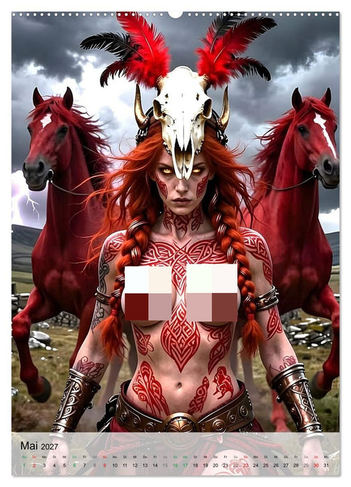 Göttinnen der Kelten (CALVENDO Wandkalender 2027)