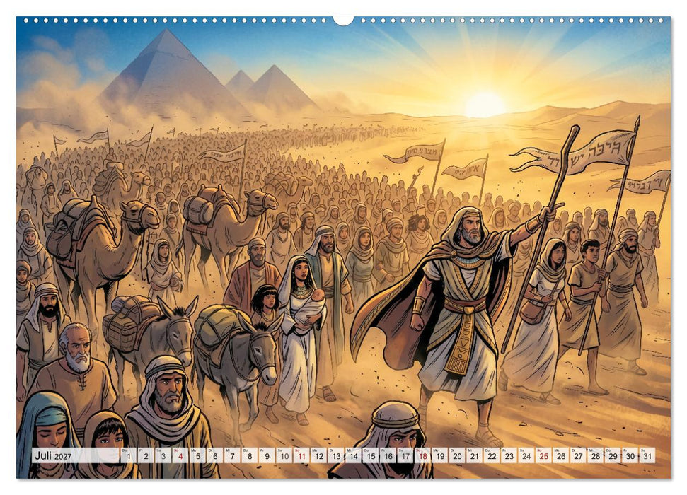 Exodus – Die Reise des Mose (CALVENDO Premium Wandkalender 2027)