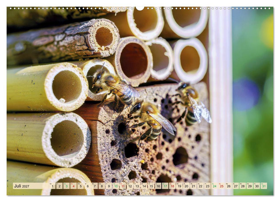 Wildbienenhotels (CALVENDO Premium Wandkalender 2027)
