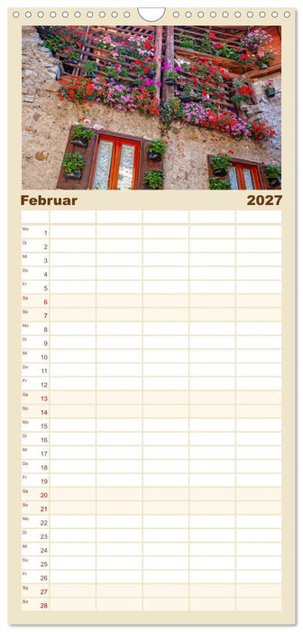 Der Idrosee in der Lombardei (CALVENDO Familienplaner 2027)