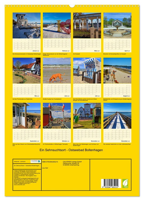 Ein Sehnsuchtsort - Ostseebad Boltenhagen (CALVENDO Premium Wandkalender 2027)