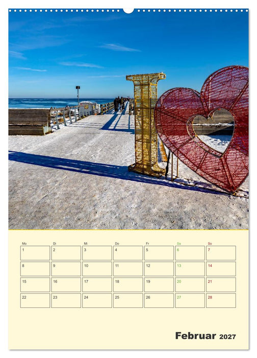 Ein Sehnsuchtsort - Ostseebad Boltenhagen (CALVENDO Premium Wandkalender 2027)