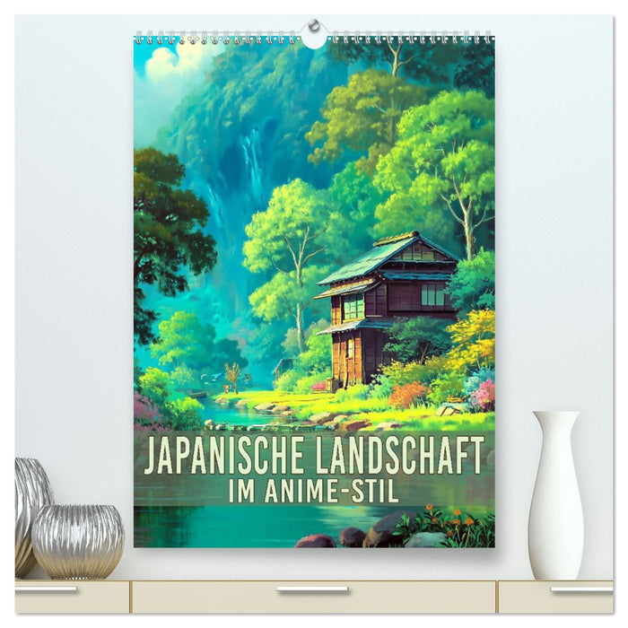 Japanische Landschaft - im Anime-Stil (CALVENDO Premium Wandkalender 2027)