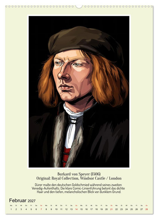 Das Gesicht der Renaissance (CALVENDO Wandkalender 2027)