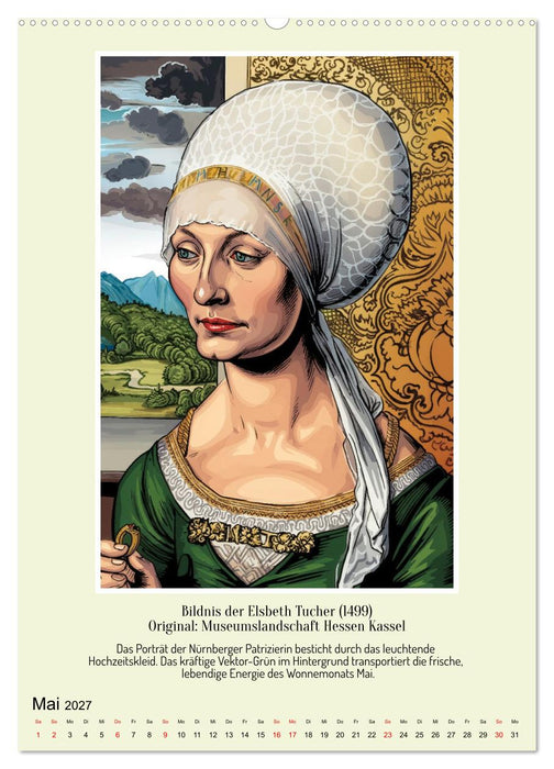 Das Gesicht der Renaissance (CALVENDO Wandkalender 2027)