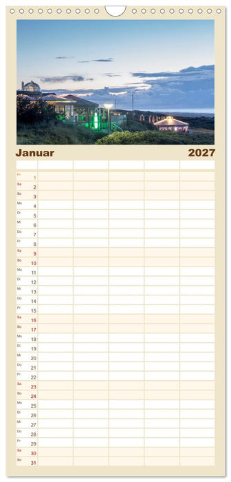 Juist - Momente einer Reise (CALVENDO Familienplaner 2027)