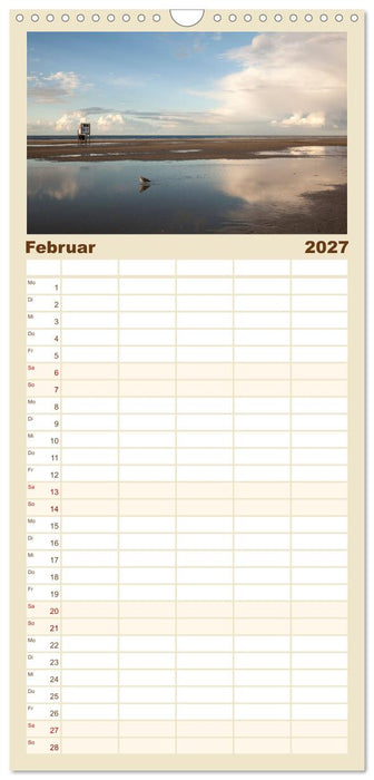 Juist - Momente einer Reise (CALVENDO Familienplaner 2027)