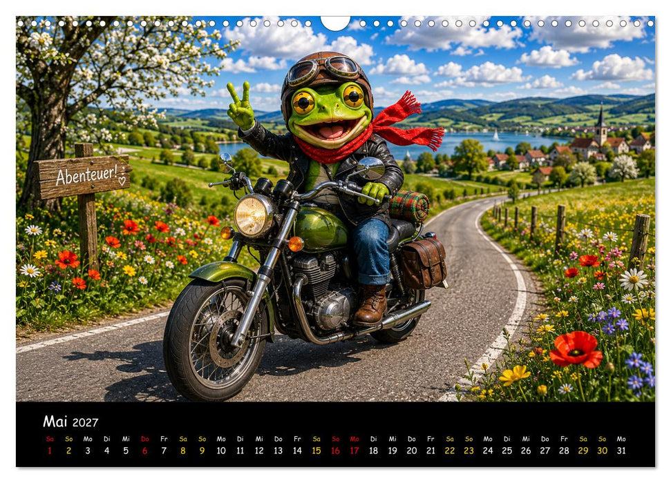 Verrückte Jahreszeiten Frösche (CALVENDO Wandkalender 2027)