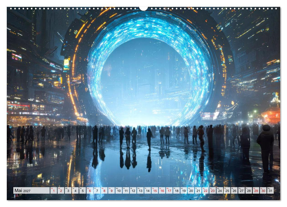Sci-Fi - Galaktische Visionen (CALVENDO Premium Wandkalender 2027)