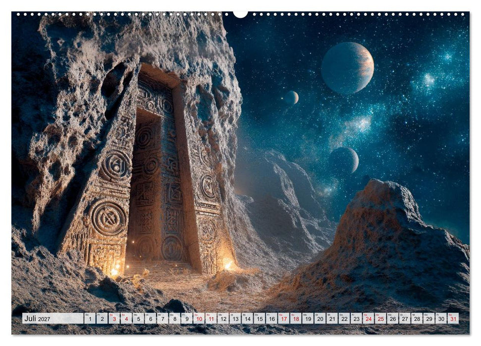 Sci-Fi - Galaktische Visionen (CALVENDO Premium Wandkalender 2027)