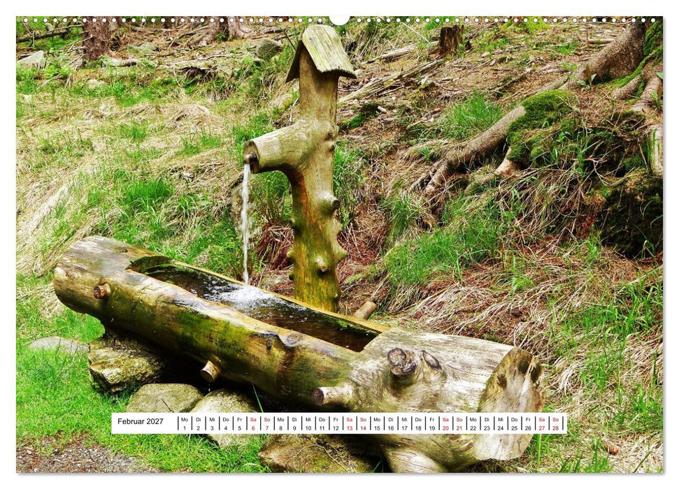 Fichtelgebirge - Naturgebiet zwischen Wäldern und Felsen (CALVENDO Wandkalender 2027)