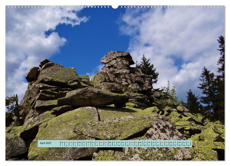 Fichtelgebirge - Naturgebiet zwischen Wäldern und Felsen (CALVENDO Wandkalender 2027)