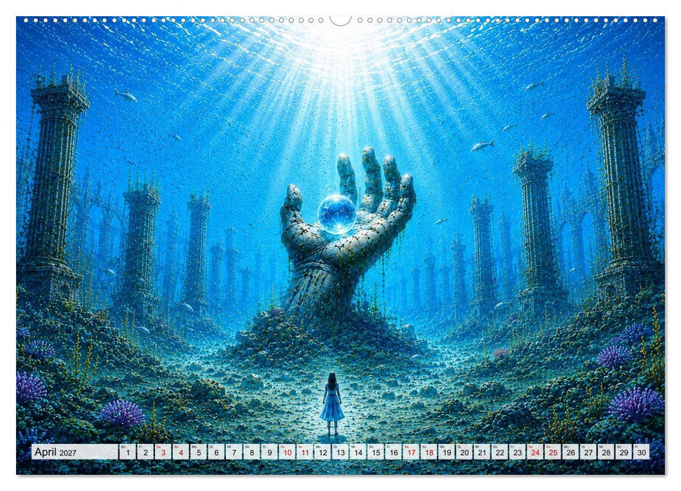 Versunkene Welten – Mystische Tiefen zwischen Traum und Ewigkeit (CALVENDO Wandkalender 2027)
