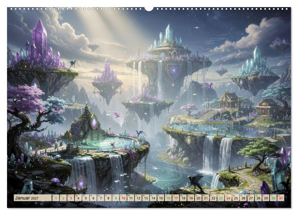 Mystische Traum-Welten (CALVENDO Wandkalender 2027)