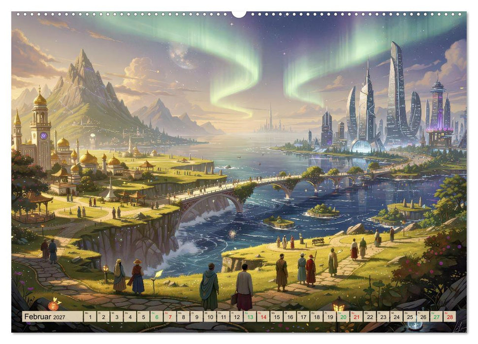 Mystische Traum-Welten (CALVENDO Wandkalender 2027)