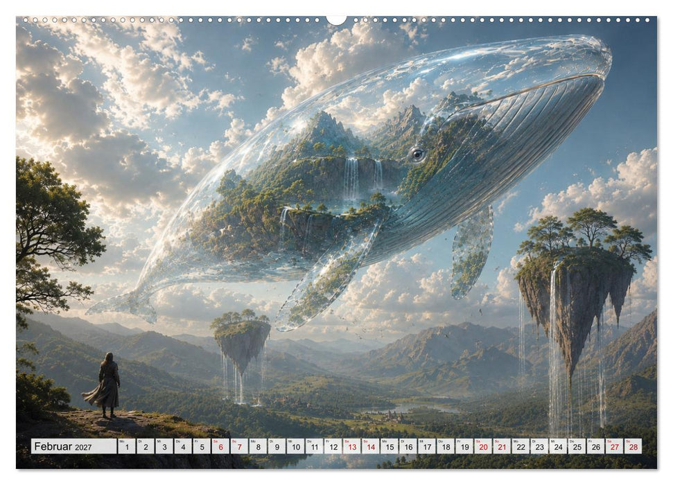 Traumwelten zwischen Zeit und Fantasie (CALVENDO Premium Wandkalender 2027)