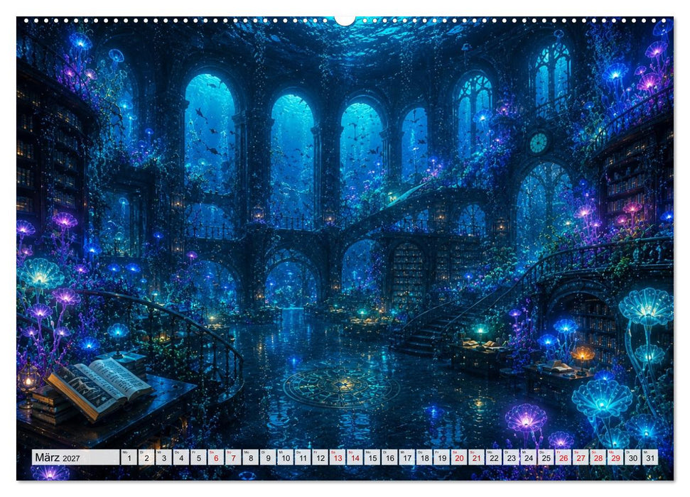 Traumwelten zwischen Zeit und Fantasie (CALVENDO Premium Wandkalender 2027)