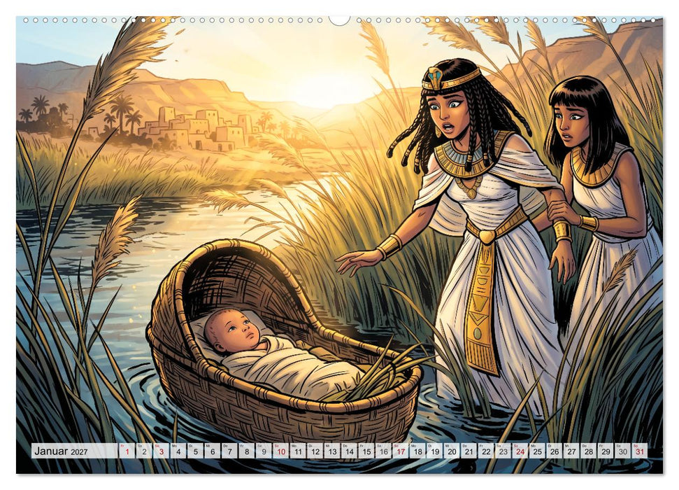 Exodus – Die Reise des Mose (CALVENDO Wandkalender 2027)