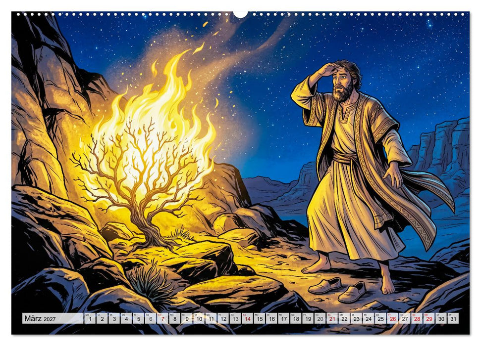 Exodus – Die Reise des Mose (CALVENDO Wandkalender 2027)