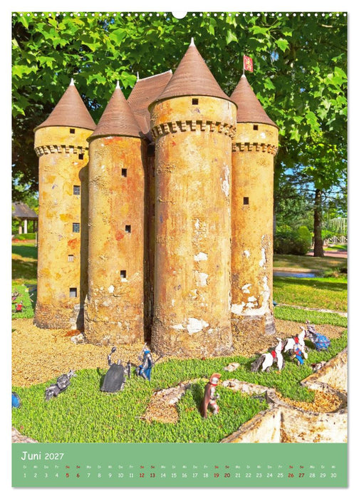 Miniatur-Schlösser im Tal der Loire (CALVENDO Wandkalender 2027)