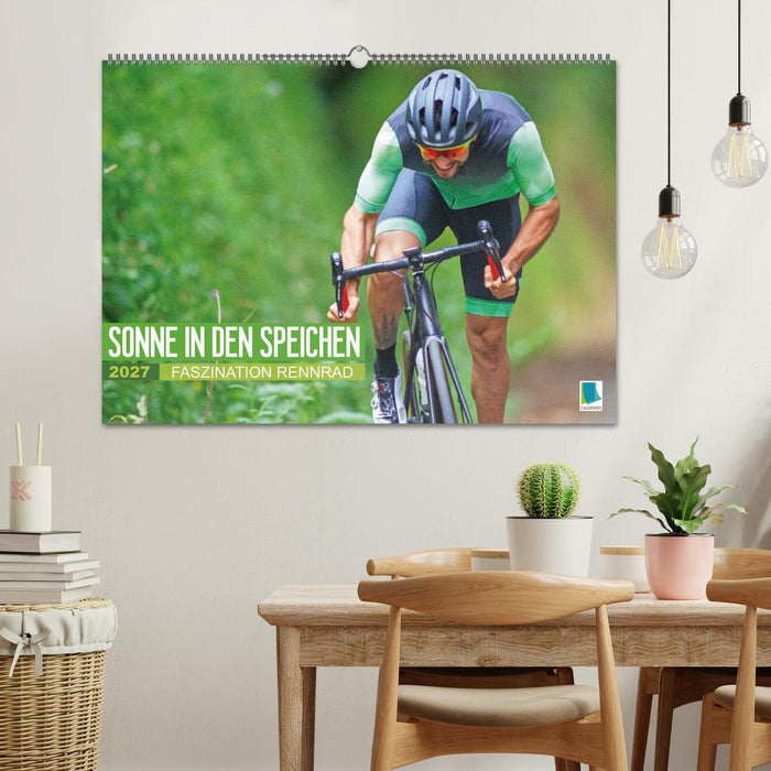 Sonne in den Speichen - Faszination Rennrad (CALVENDO Wandkalender 2027)
