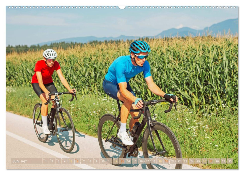 Sonne in den Speichen - Faszination Rennrad (CALVENDO Wandkalender 2027)