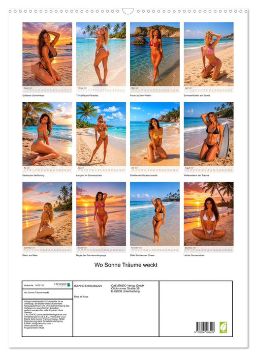 Wo Sonne Träume weckt (CALVENDO Wandkalender 2027)