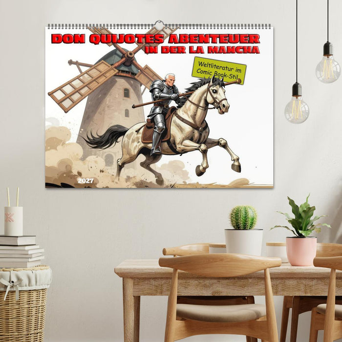 Don Quijotes Abenteuer in der La Mancha (CALVENDO Wandkalender 2027)
