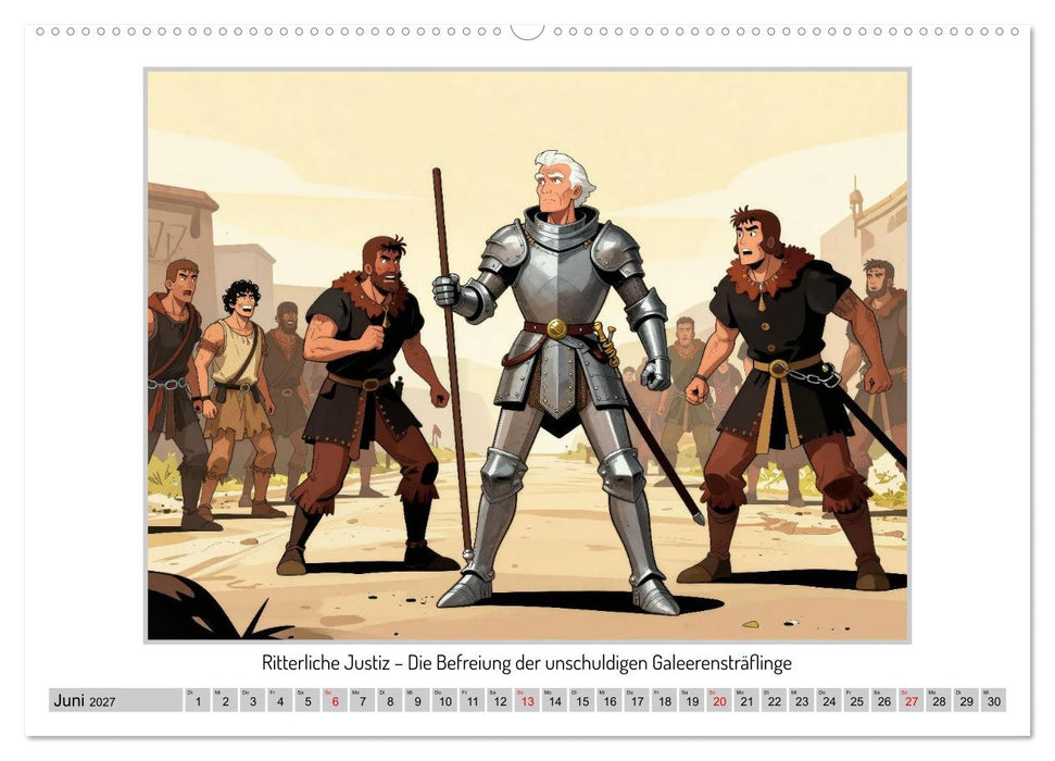 Don Quijotes Abenteuer in der La Mancha (CALVENDO Wandkalender 2027)