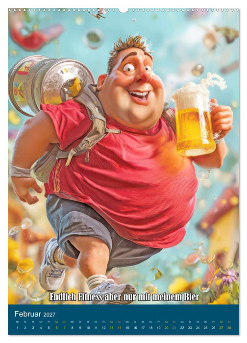 Die Crux mit dem Alltag - Humorwerke (CALVENDO Wandkalender 2027)