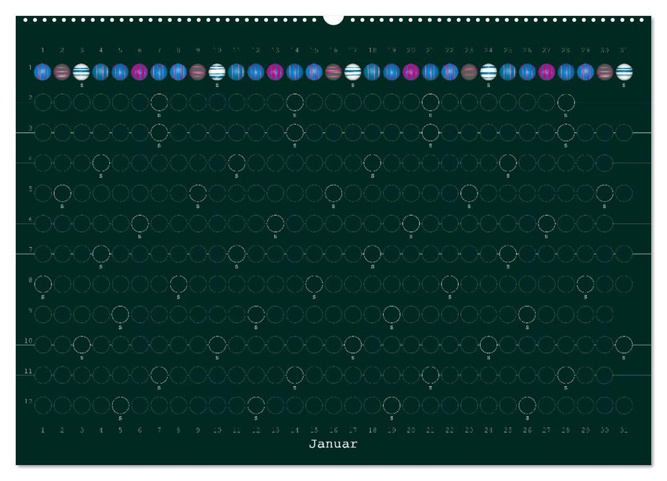 Perlenkalender (CALVENDO Wandkalender 2027)