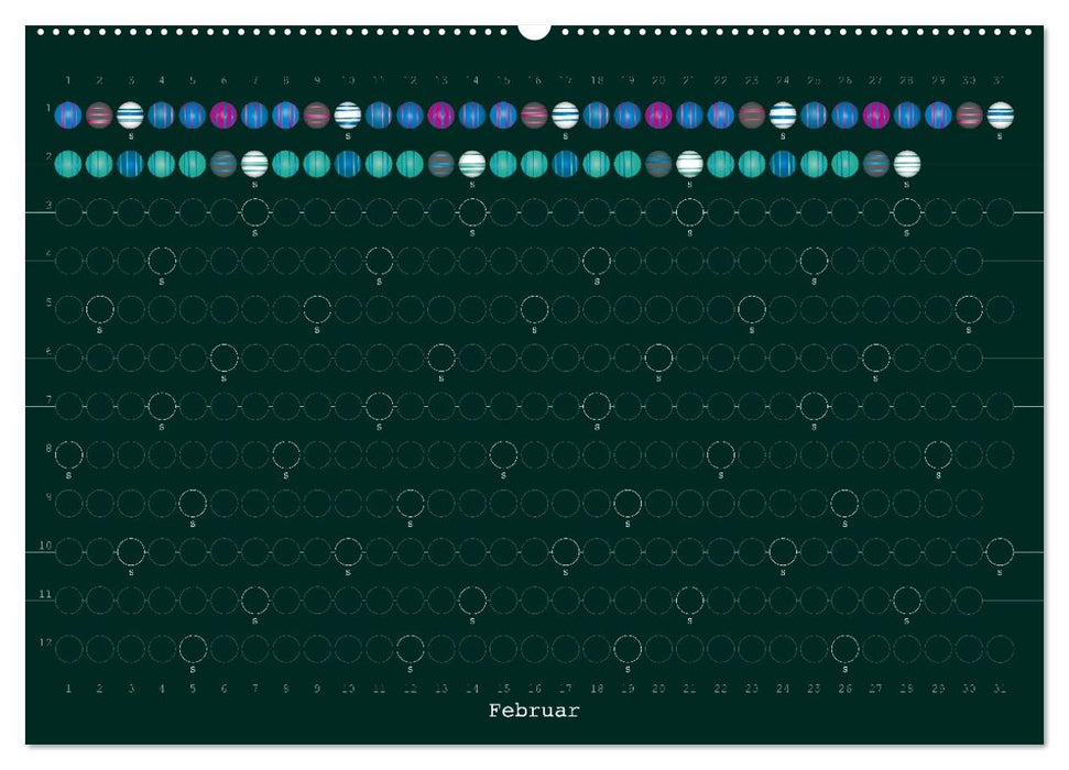 Perlenkalender (CALVENDO Wandkalender 2027)