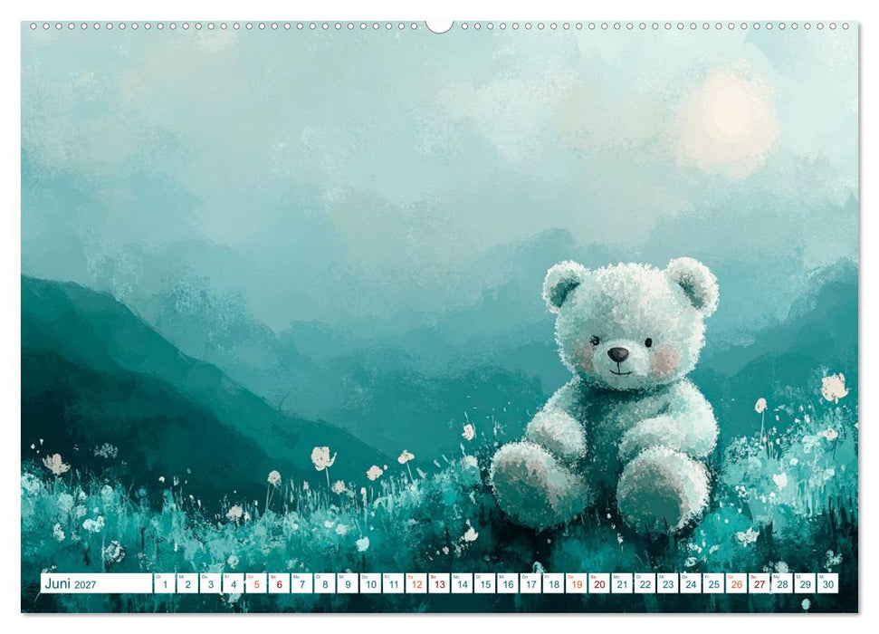 Fell Feder Pfote und Herz (CALVENDO Wandkalender 2027)