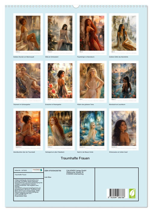 Traumhafte Frauen (CALVENDO Premium Wandkalender 2027)